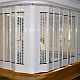 FlexiGlide Vision Air shutter on reception desk. A panel on the desk secures the disability area when not in use.