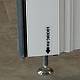 Sliding shutter bottom locking pin