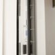 Sliding folding grille storage enclosure