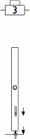 FlexiGlide sliding shutter type 3 locking post.