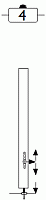 FlexiGlide sliding shutter type 4 locking post.