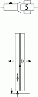FlexiGlide sliding shutter type 5 locking post.