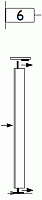 FlexiGlide sliding shutter type 6 locking post.