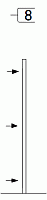 FlexiGlide sliding shutter type 8 locking post.